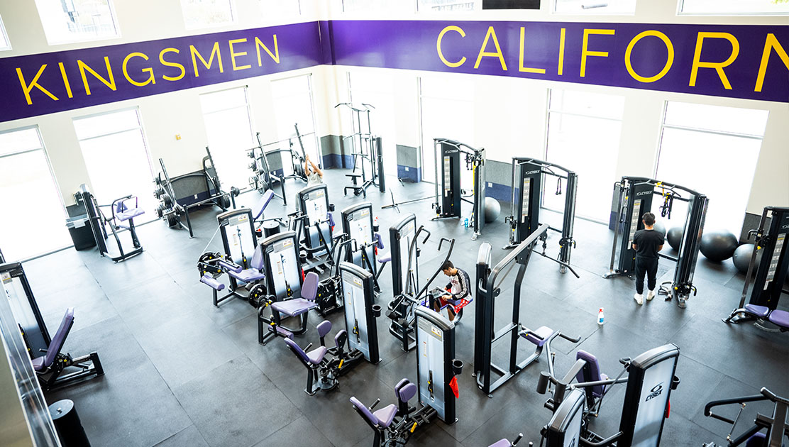 Photo of gym equipment at sports and fitness center