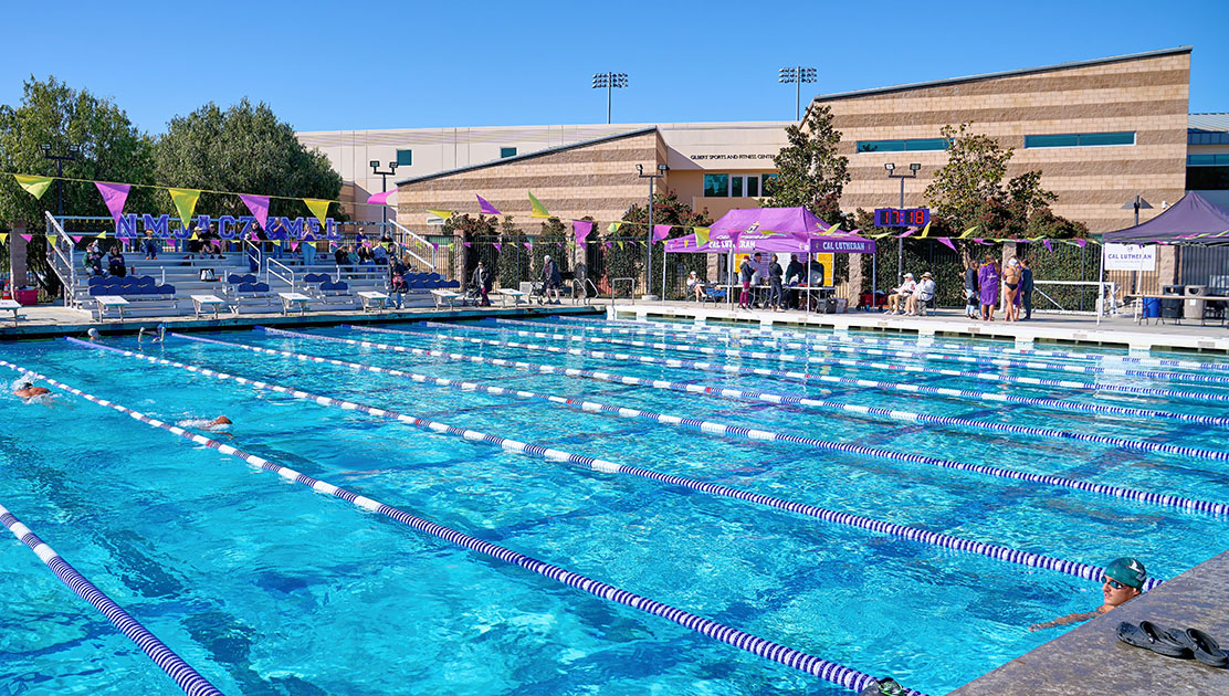 Photo of swimming pool at sports and fitness center