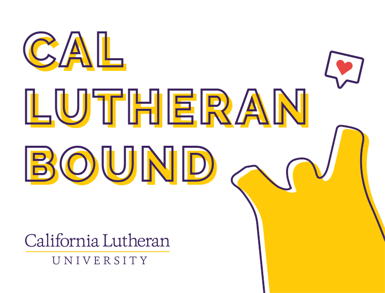 Cal Lu Bound Yard Sign Graphic