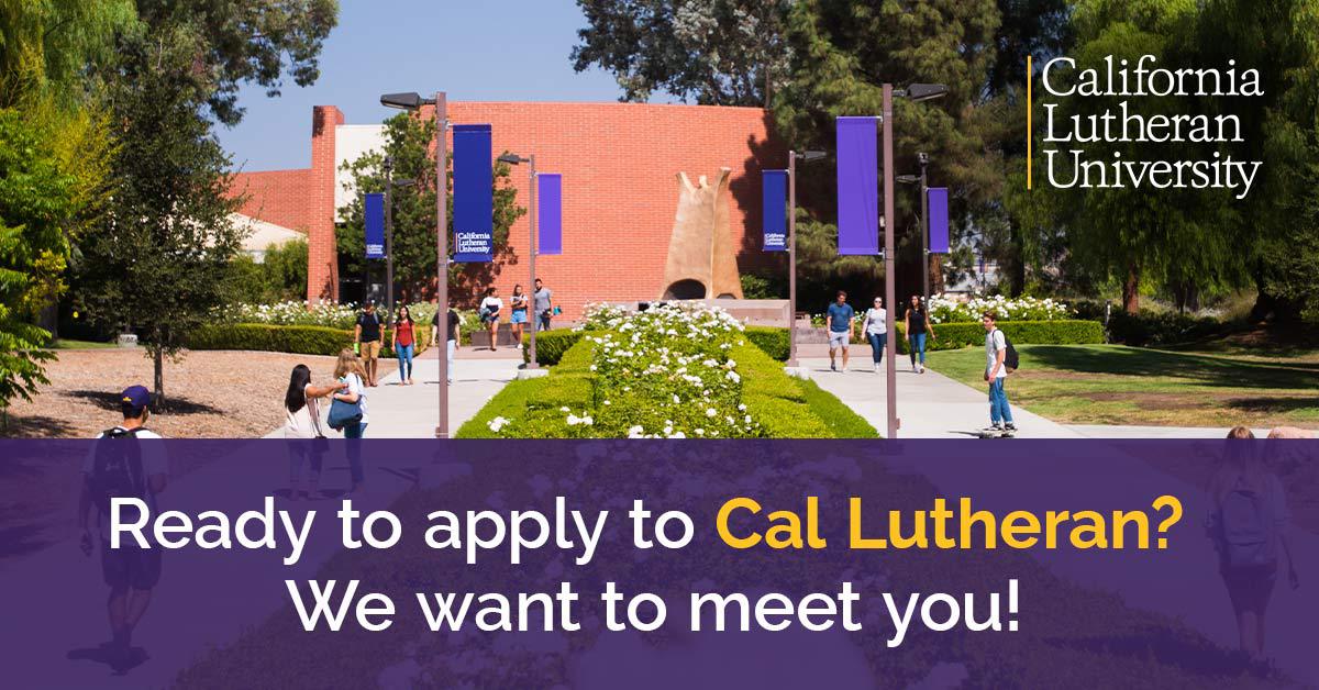 Start Your Application Undergraduate Admission Cal Lutheran