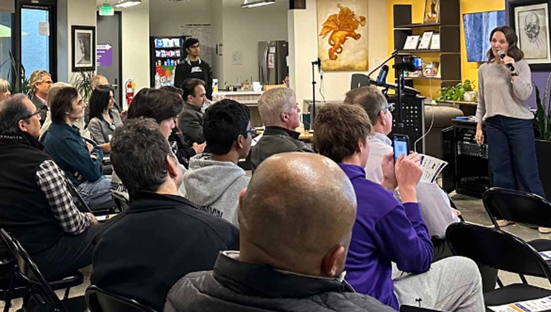 Speaker at entrepreneurship event