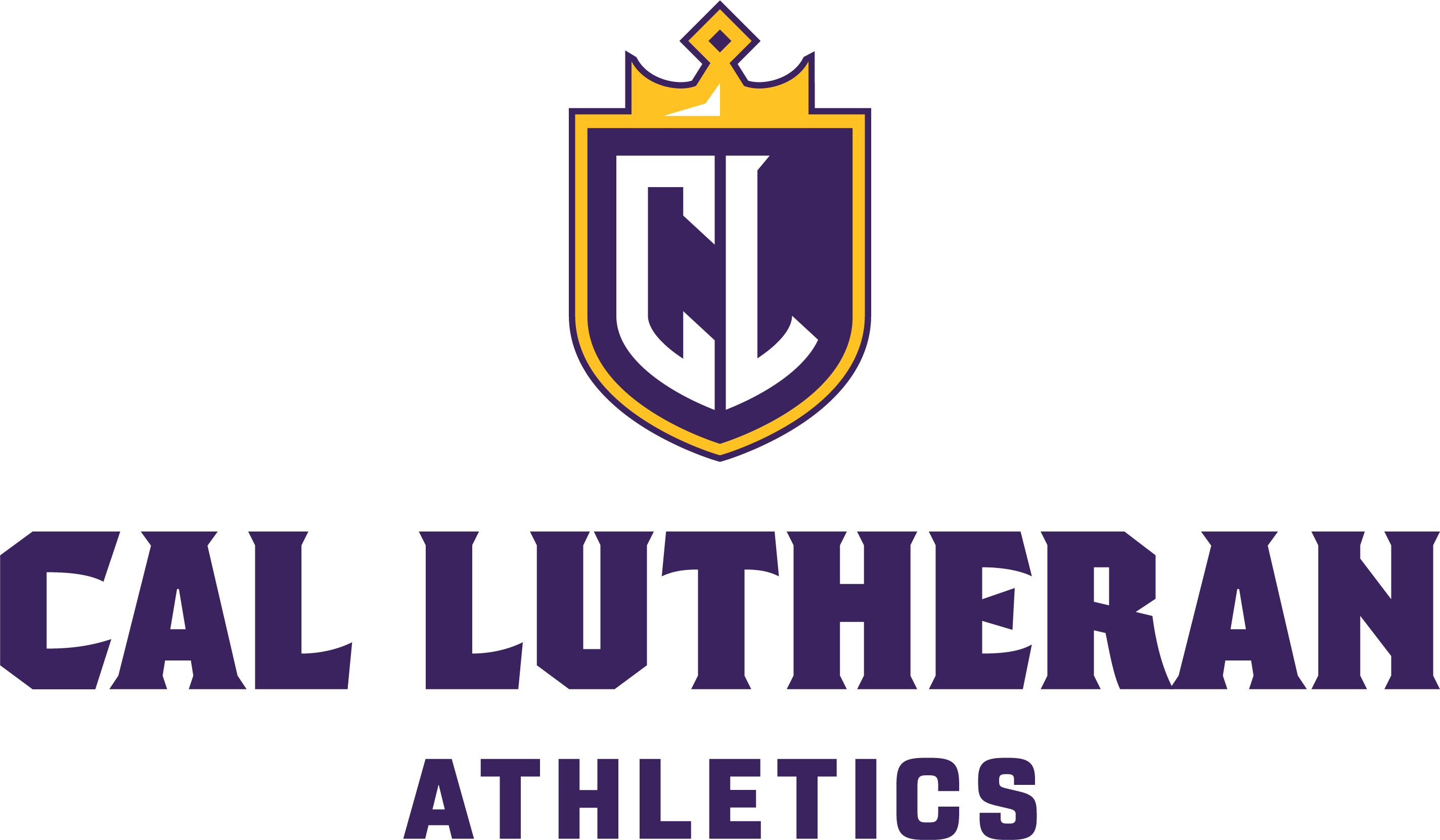 Cal Lutheran Athletics Lockup with Shield